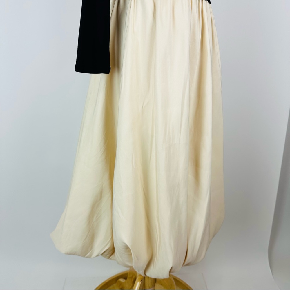 A New Day Off The Shoulder Colorblock Bubbleskirt Midi Dress Size Small - Picture 7 of 16